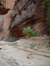 Brian and Chuck in camp in Buckskin Gulch.